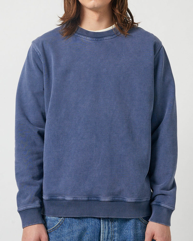 French Terry Crewneck - Navy