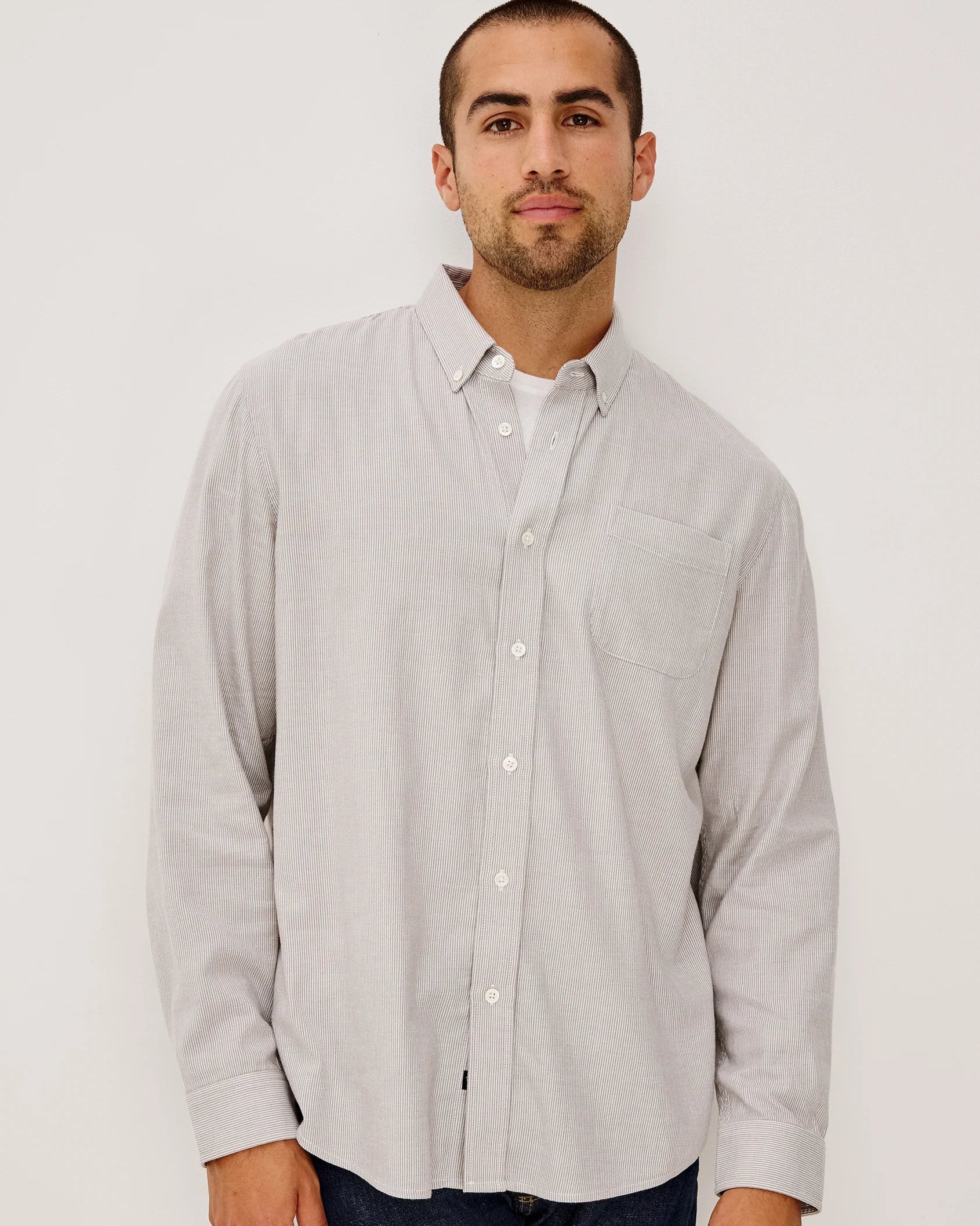 Vance Shirt - Pebble Rope Stripe