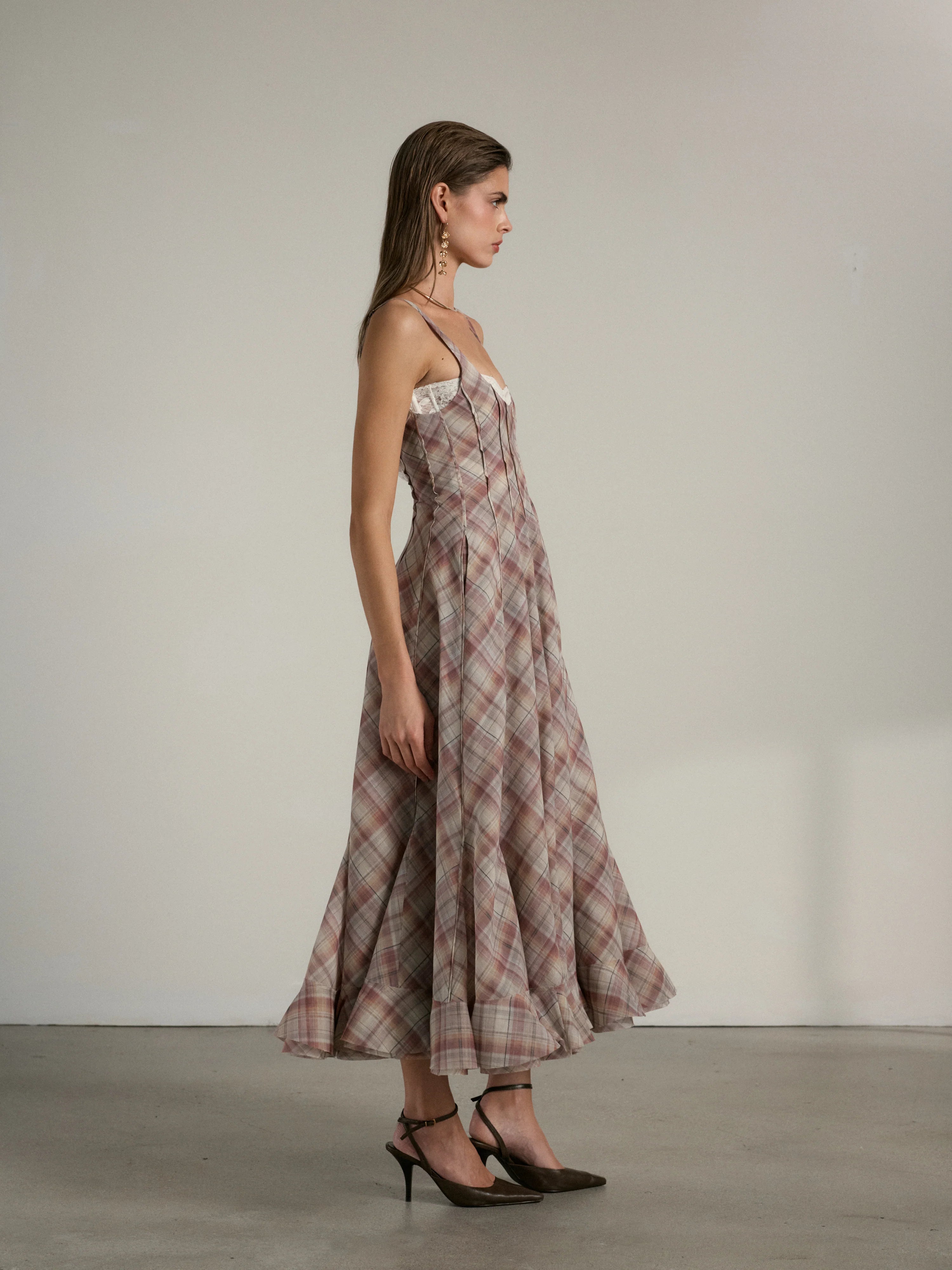 The Catalonia Dress - Plaid