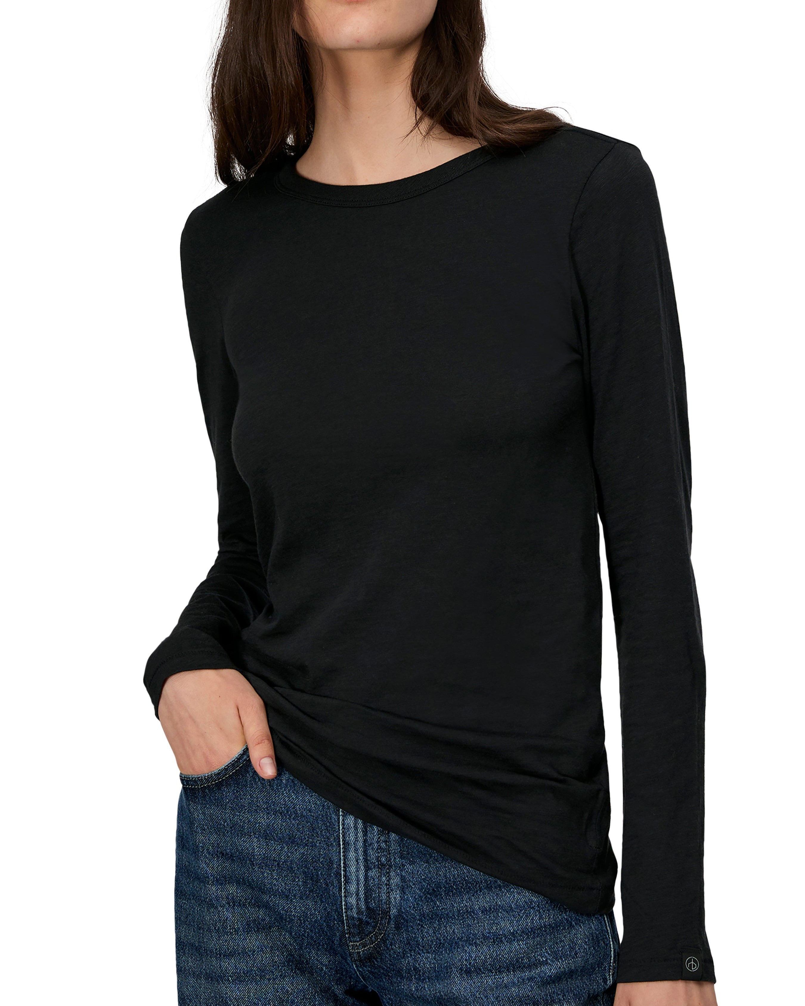 Luca Slim Long Sleeve - Black