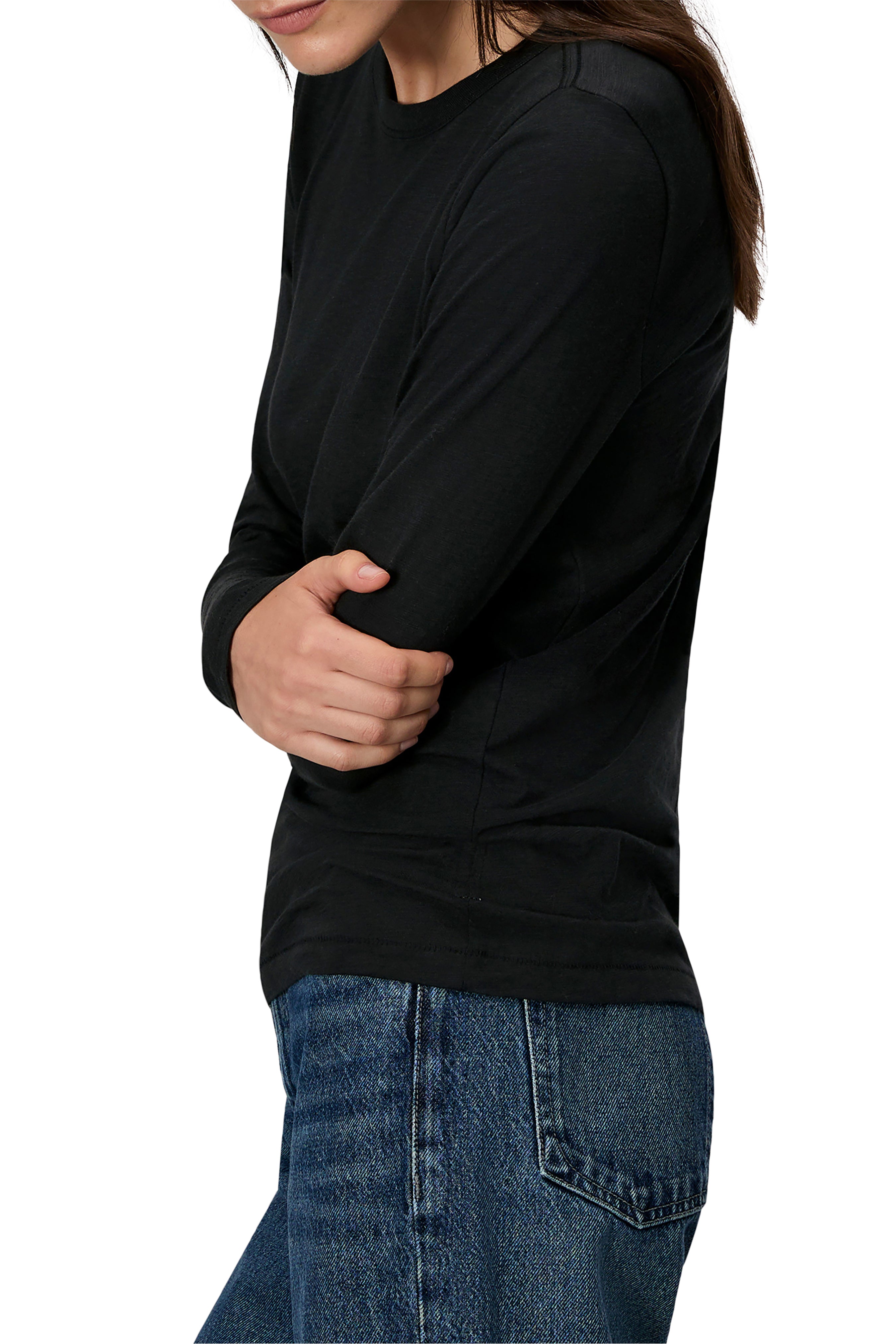 Luca Slim Long Sleeve - Black