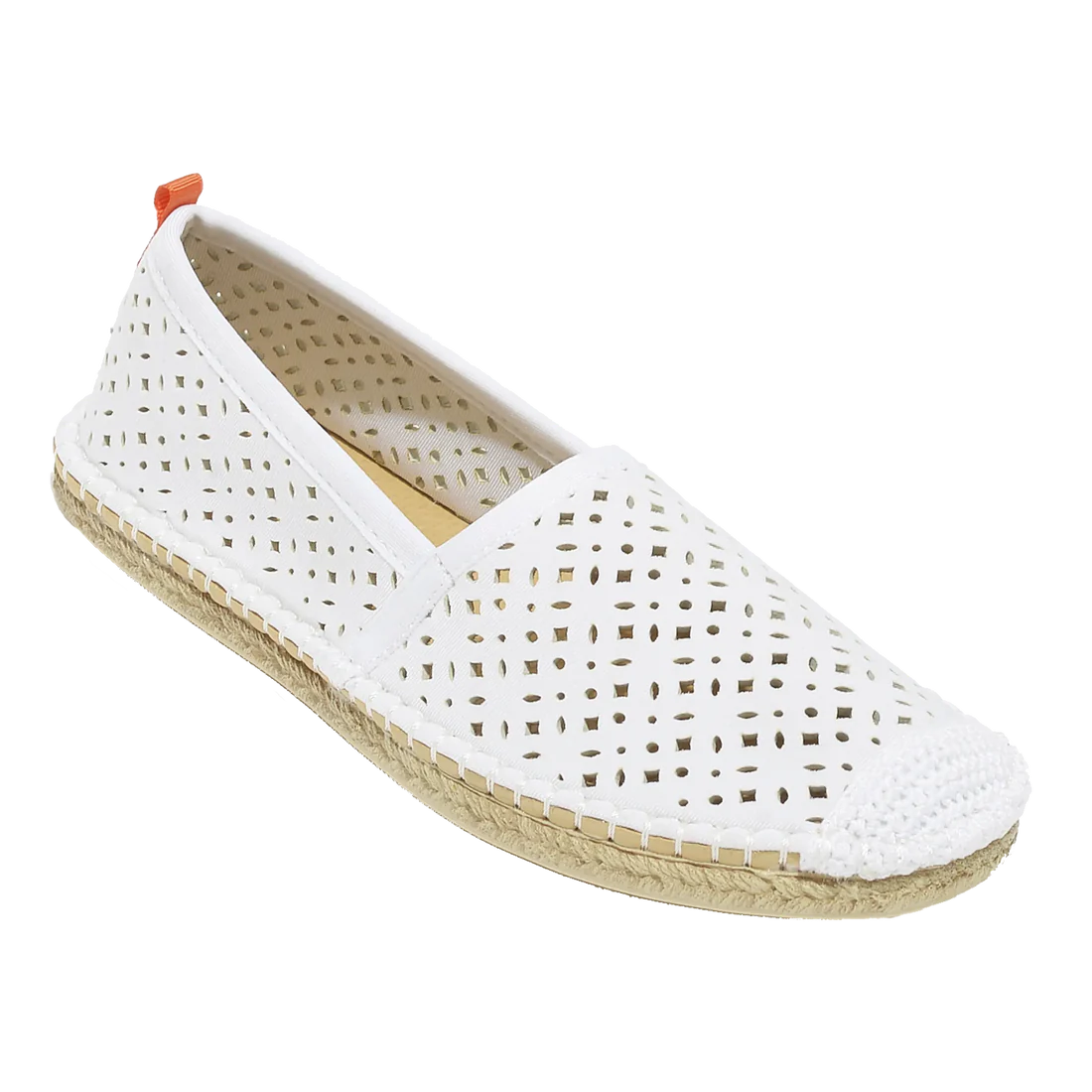 White Eyelet Women's Beachcomber Espadrilles