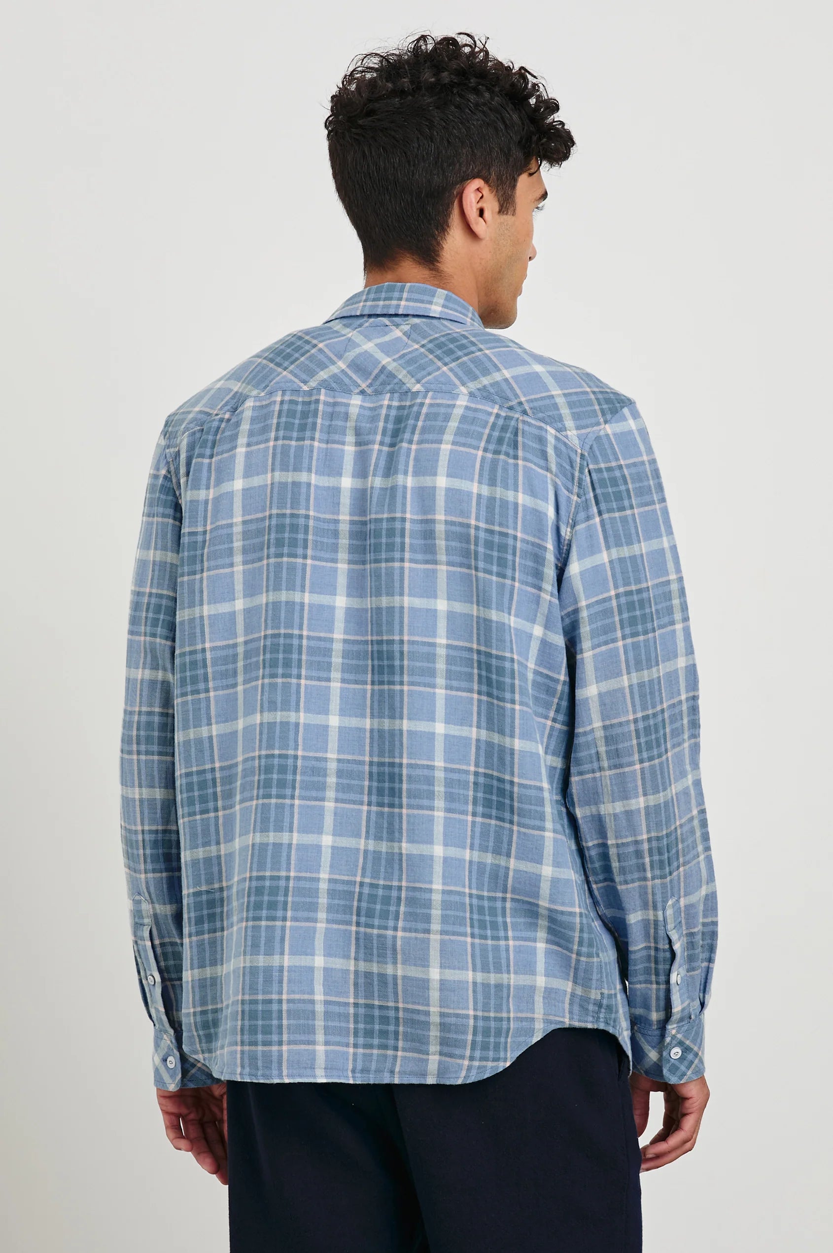 Wyatt Shirt - Blue Ebi Melange
