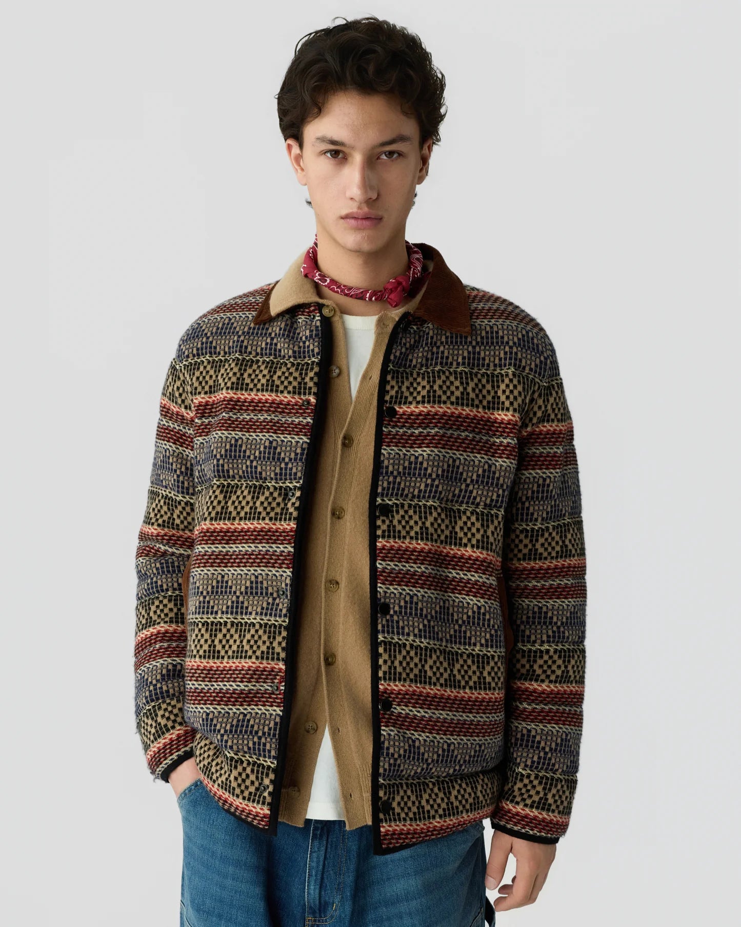 Western Industry Jacket - Carmine Combo