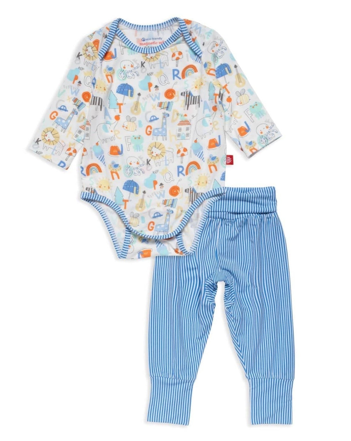 Alpha Pop Long Sleeve Bodysuit and Pant Set