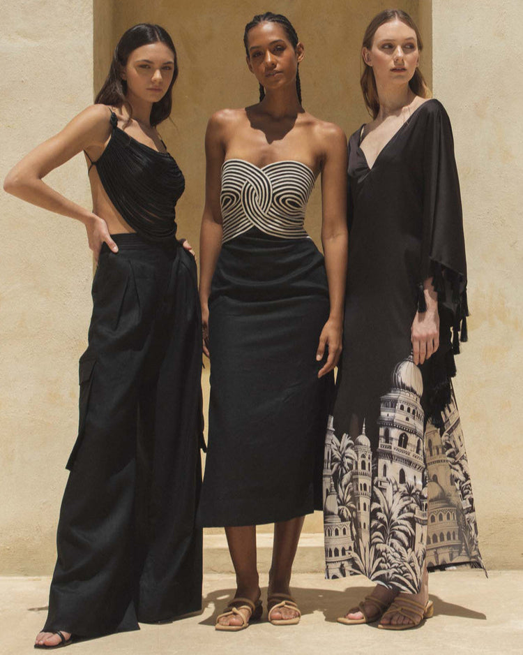 Si Me Ves Cargo Pants - Black