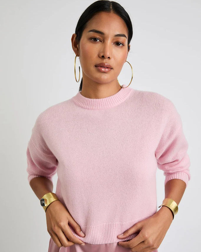Madison Cashmere Sweater - Powder