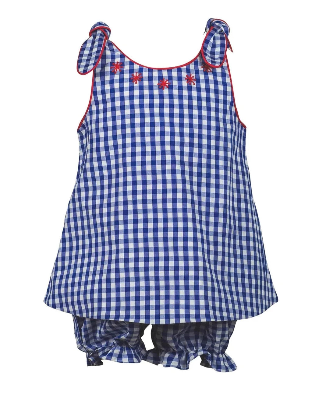 Fireworks Checkered Bloomer Set