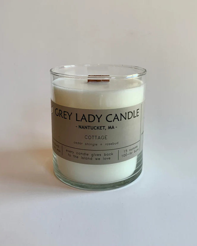 Grey Lady Candle - Cottage