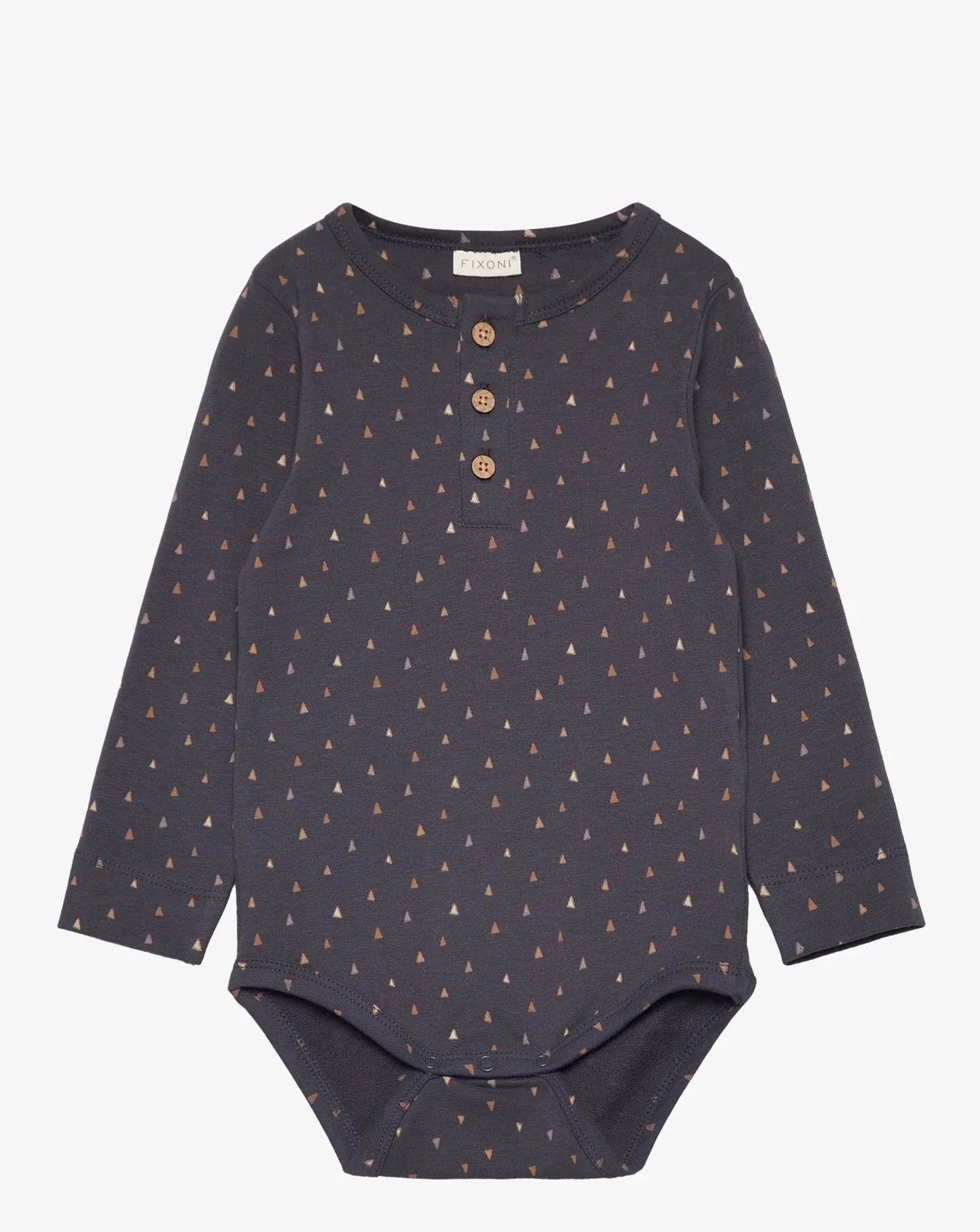 Long Sleeve Bodysuit - India Ink and Affogat