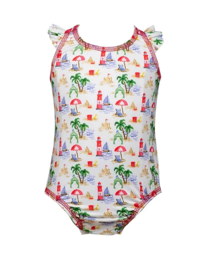 La Plage Girl One Piece Swimsuit