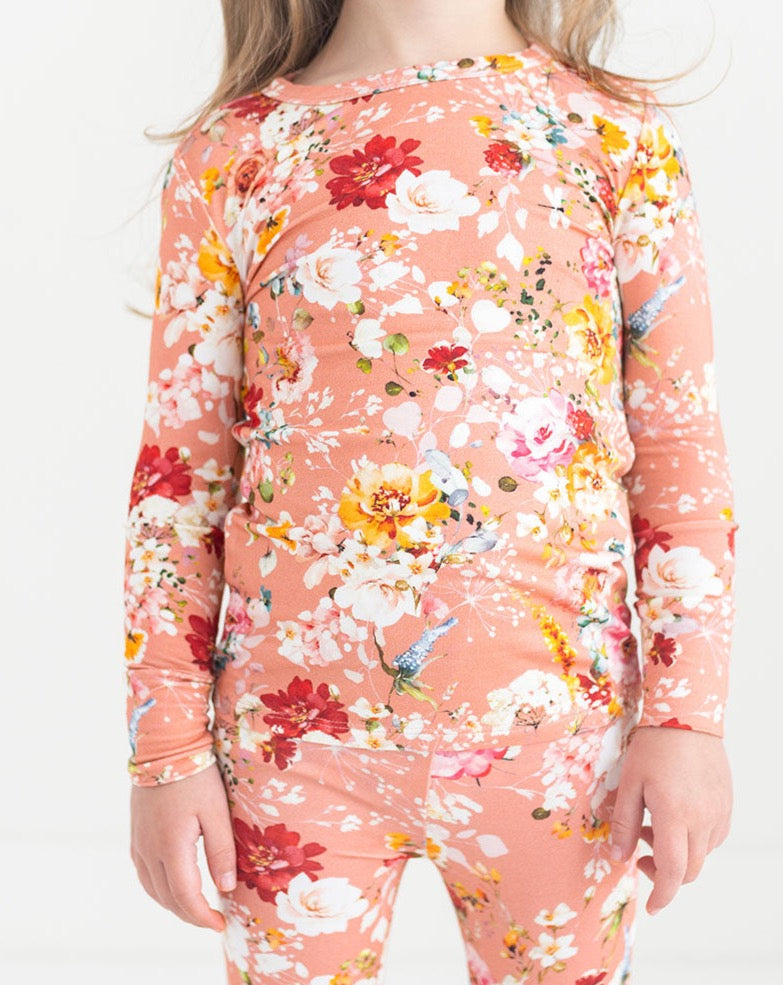 Long Sleeve Basic Pajama - Celia
