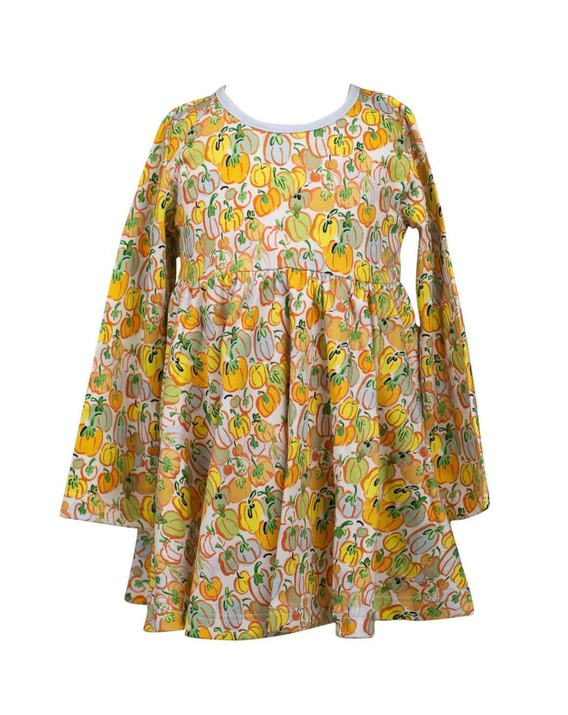 Twirl Dress - Harvest Pumpkins