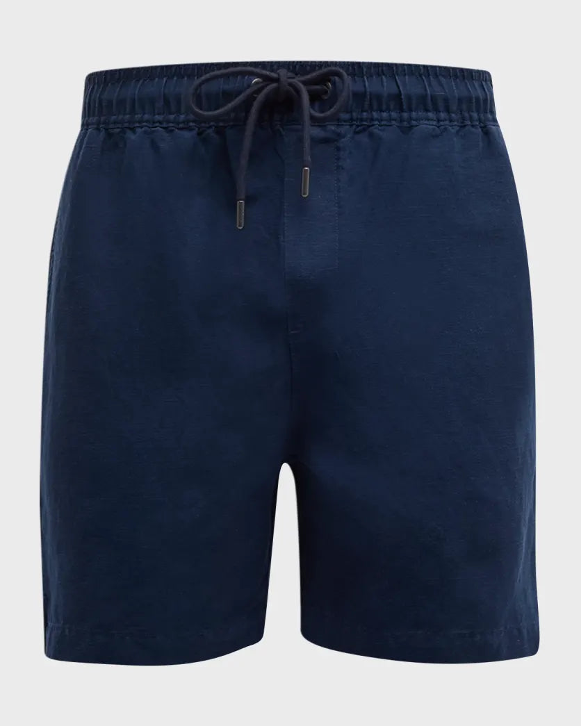 Air Linen Pull-On Shorts - Deep Navy