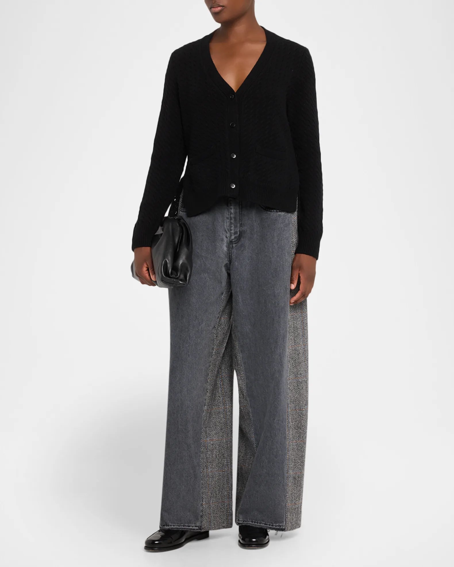 Shanna Lace Cardigan - Black