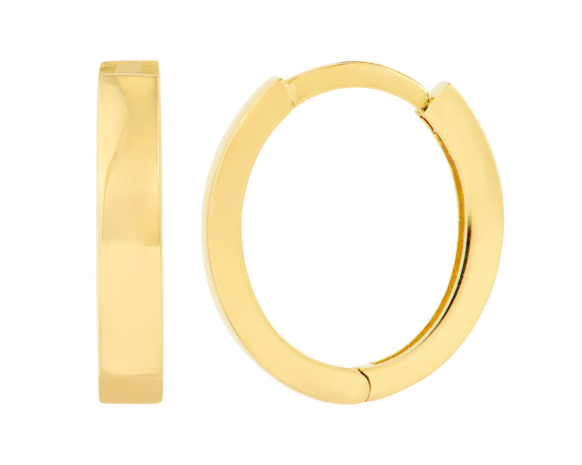 Oval Huggies 2mm Width - Pair