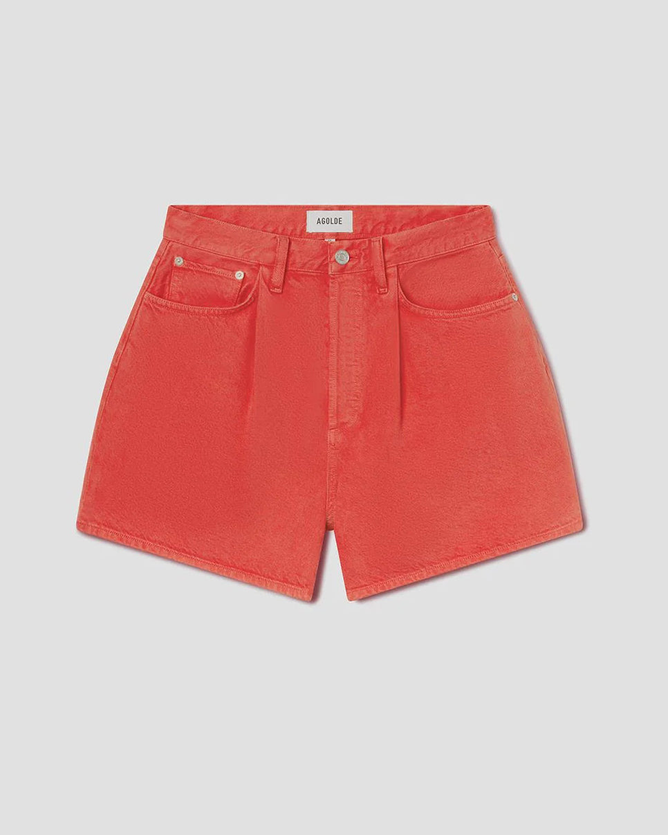 Rhoda Pleated A-Line Short - Carnival