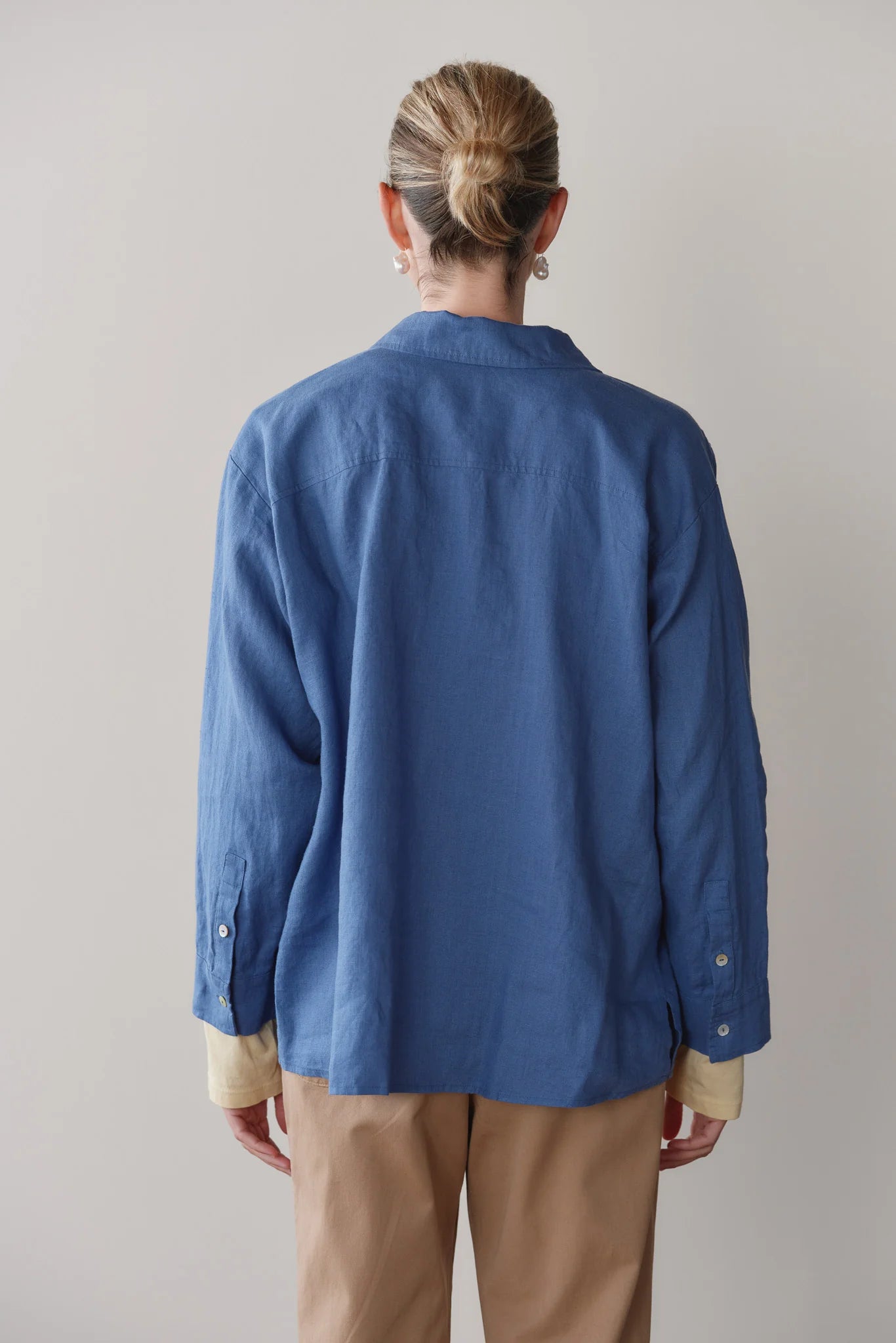 The Linen Relaxed Shirt - Lapis