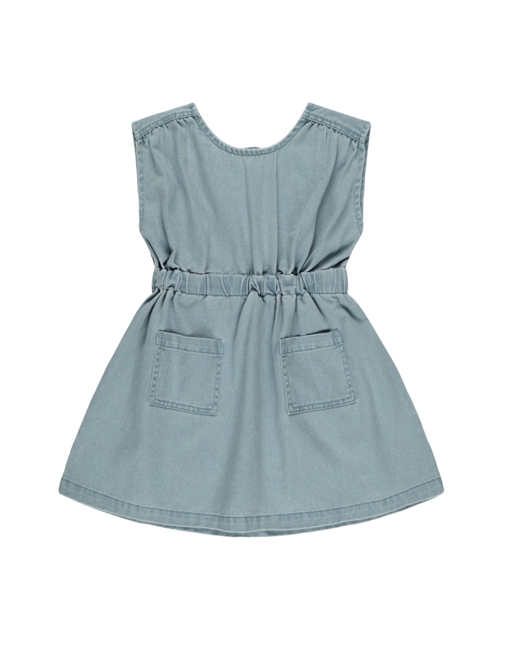 Denim Mini Dress - Ocean