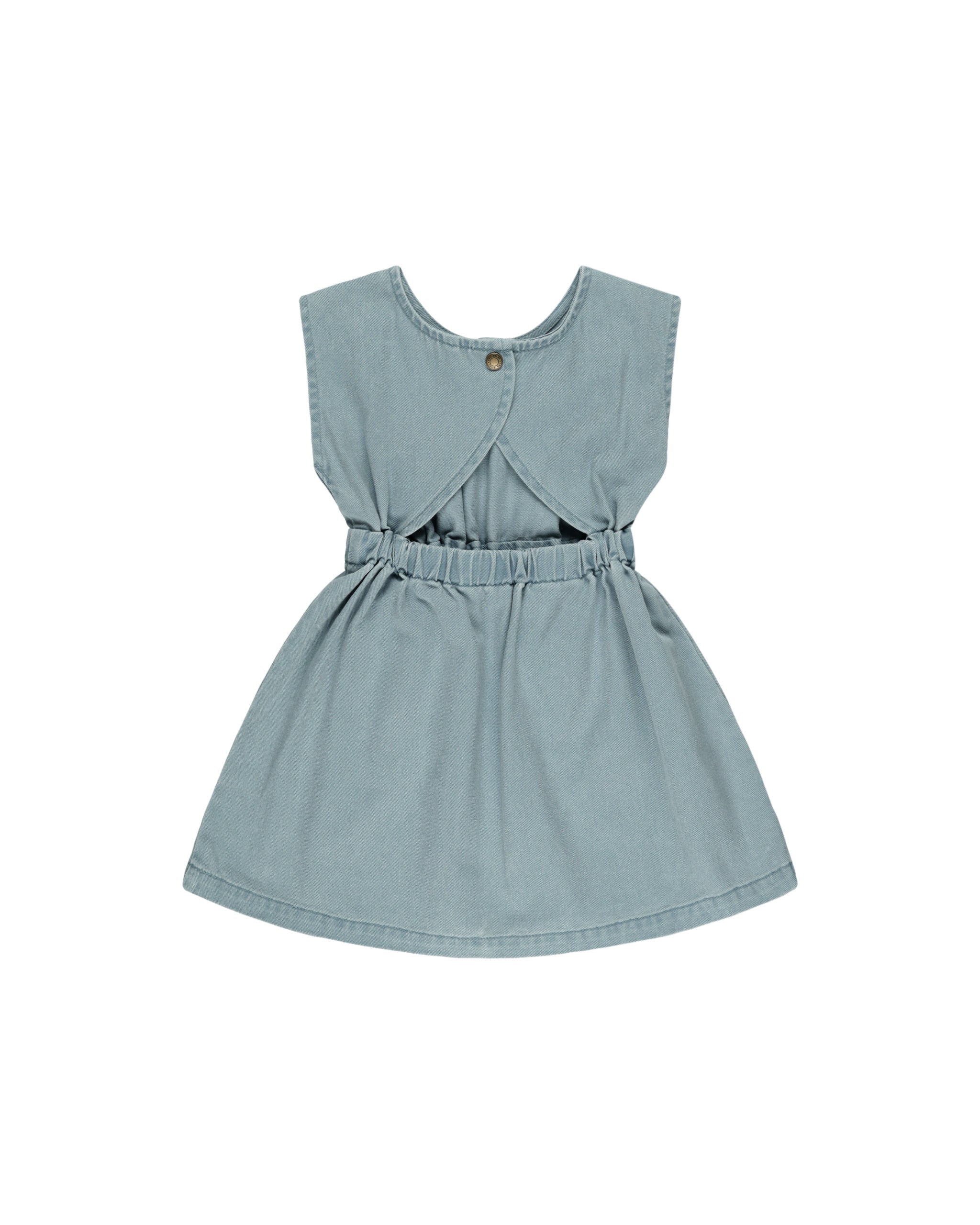 Denim Mini Dress - Ocean