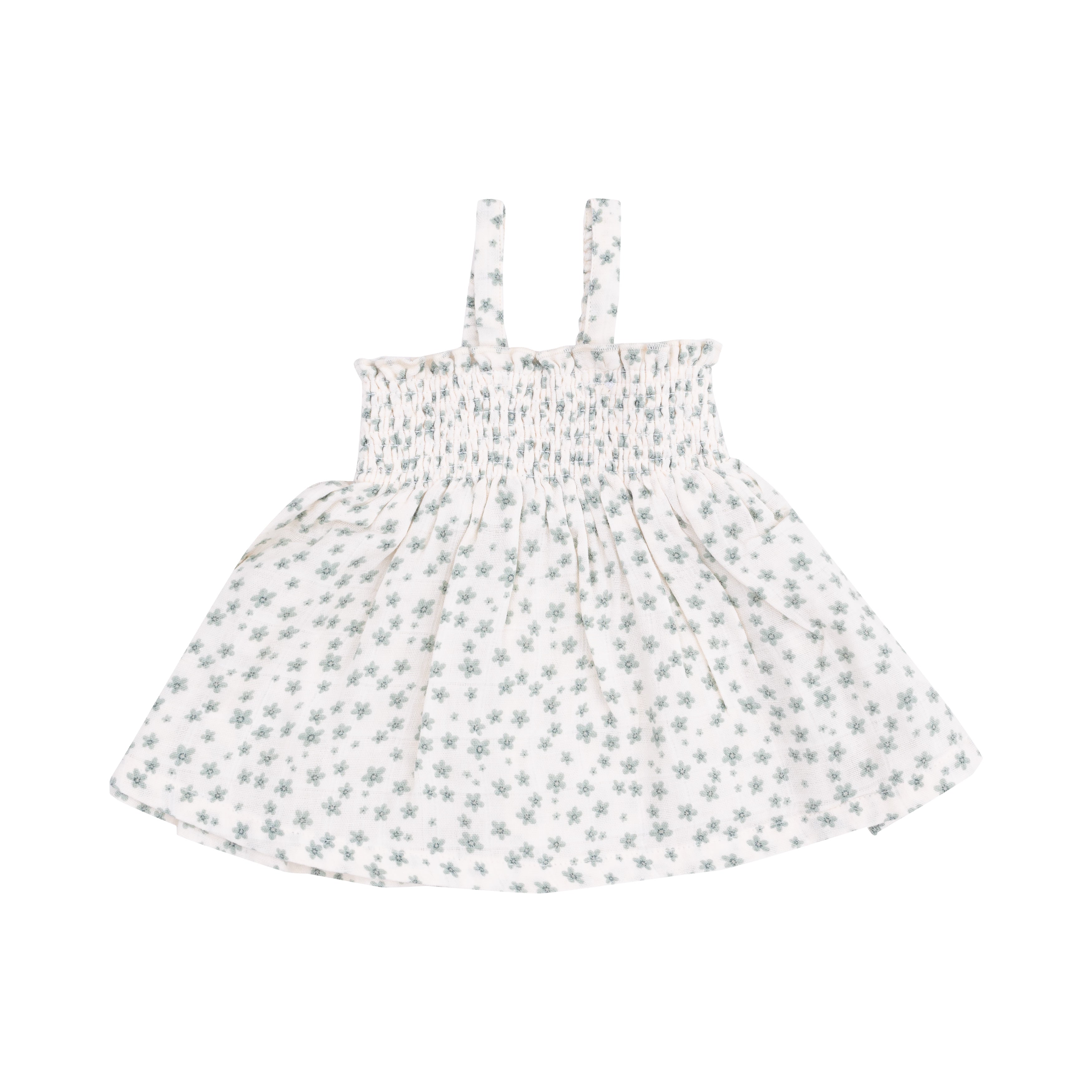 Smocked Top & Bloomer - Jadeite Simple Floral