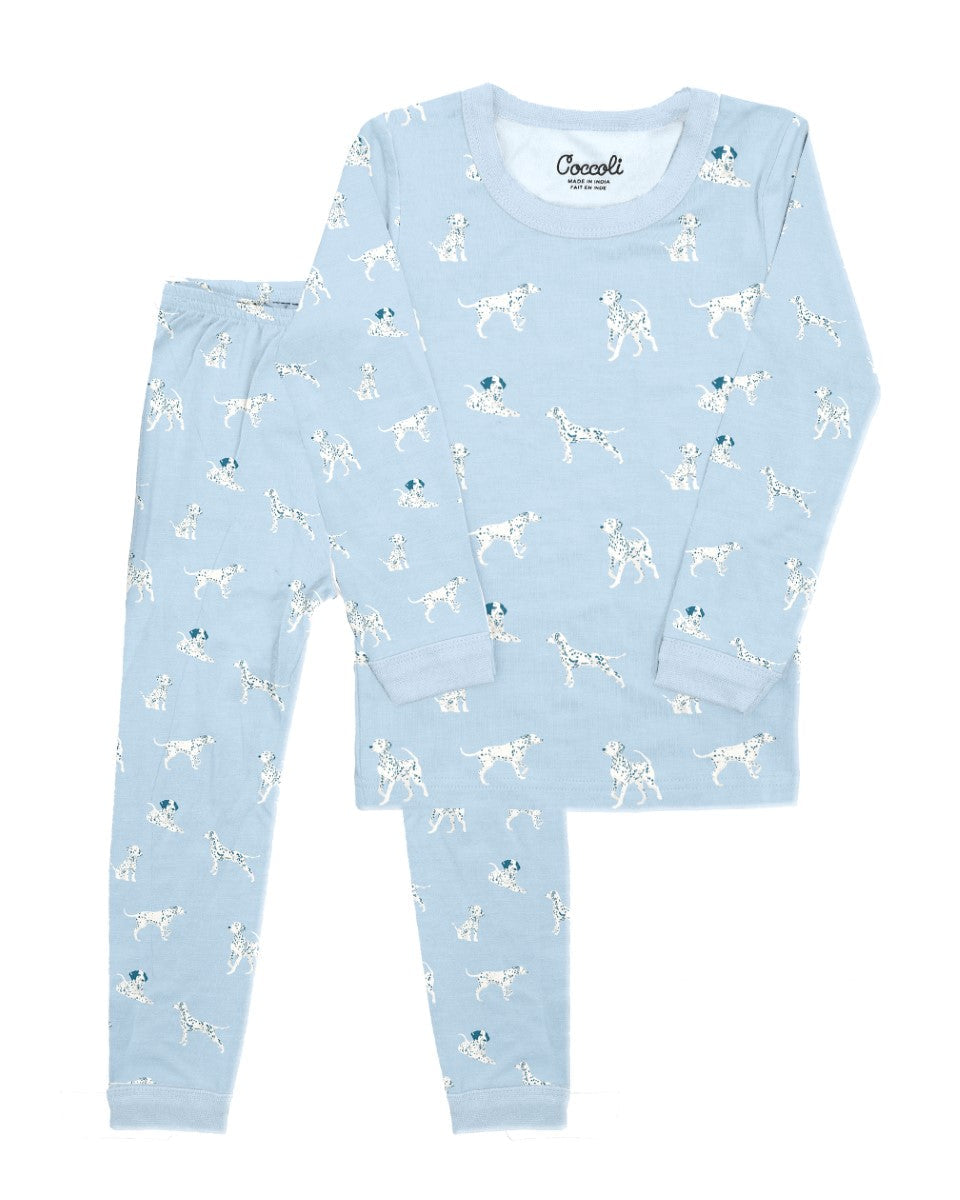 Modal Long Sleeve Pyjama - Dogs on Skyride