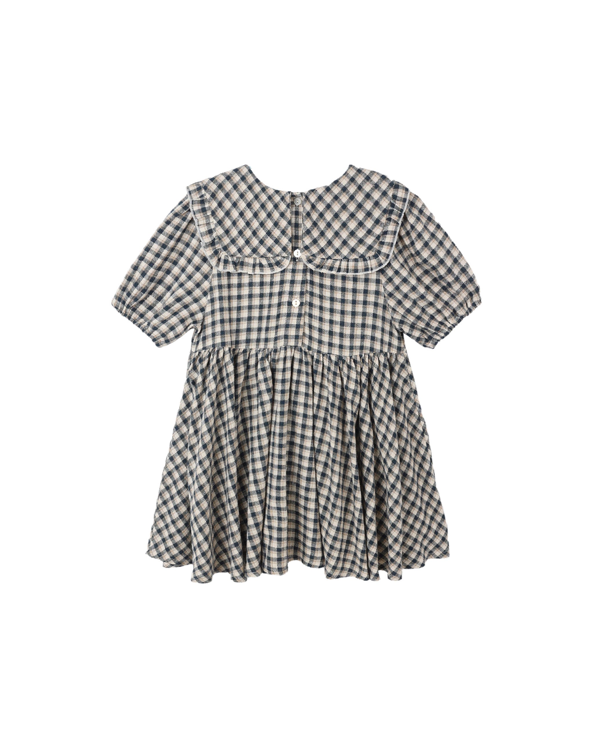 Camille Dress - Navy Check