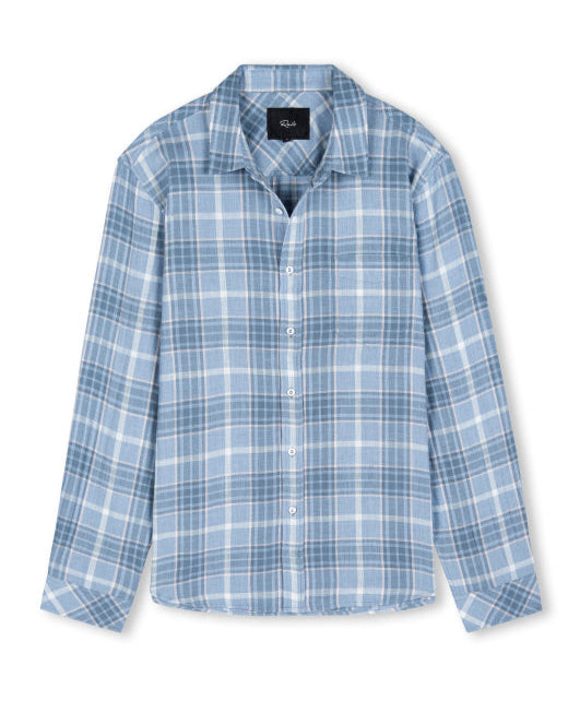 Wyatt Shirt - Blue Ebi Melange