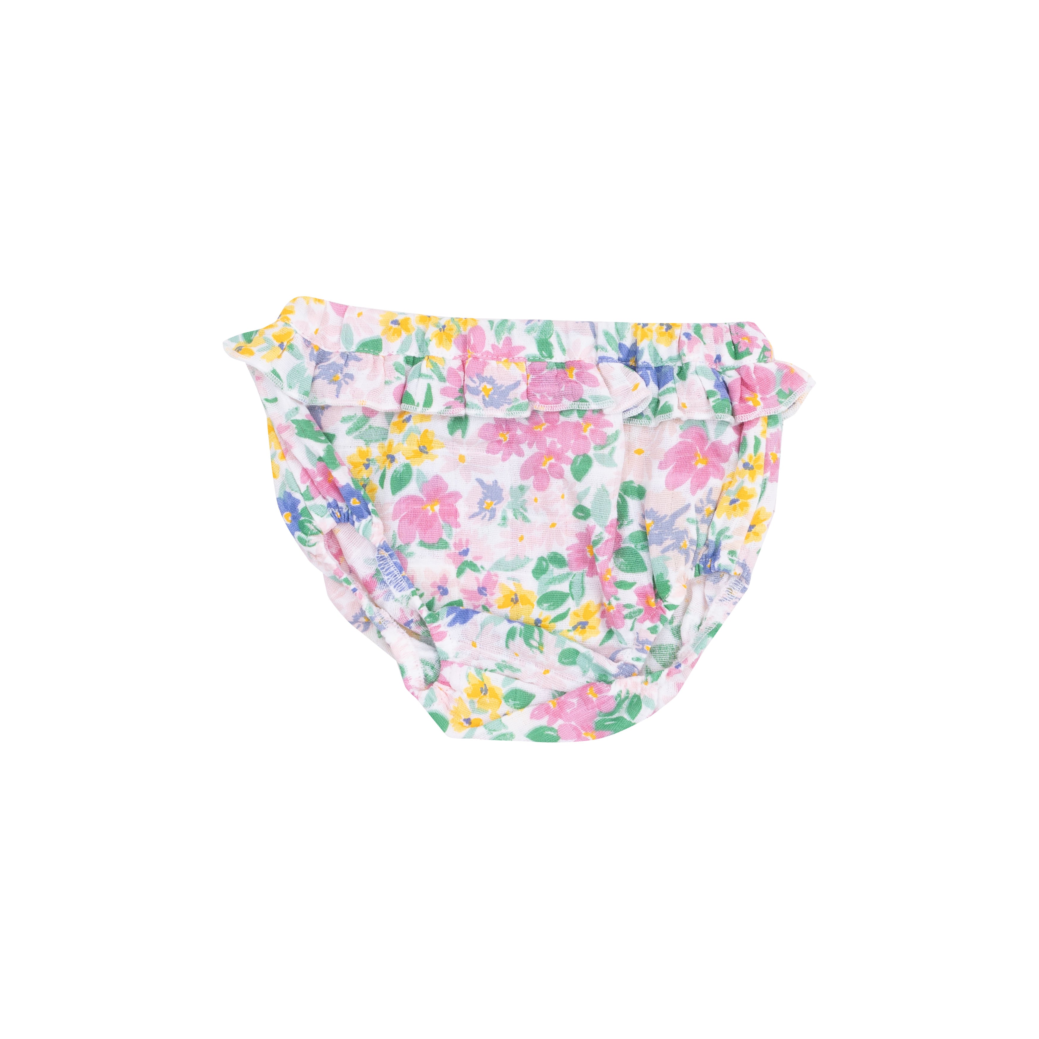 Ruffle Dress Sleeve Dress And Diaper Cover - Emma Floral