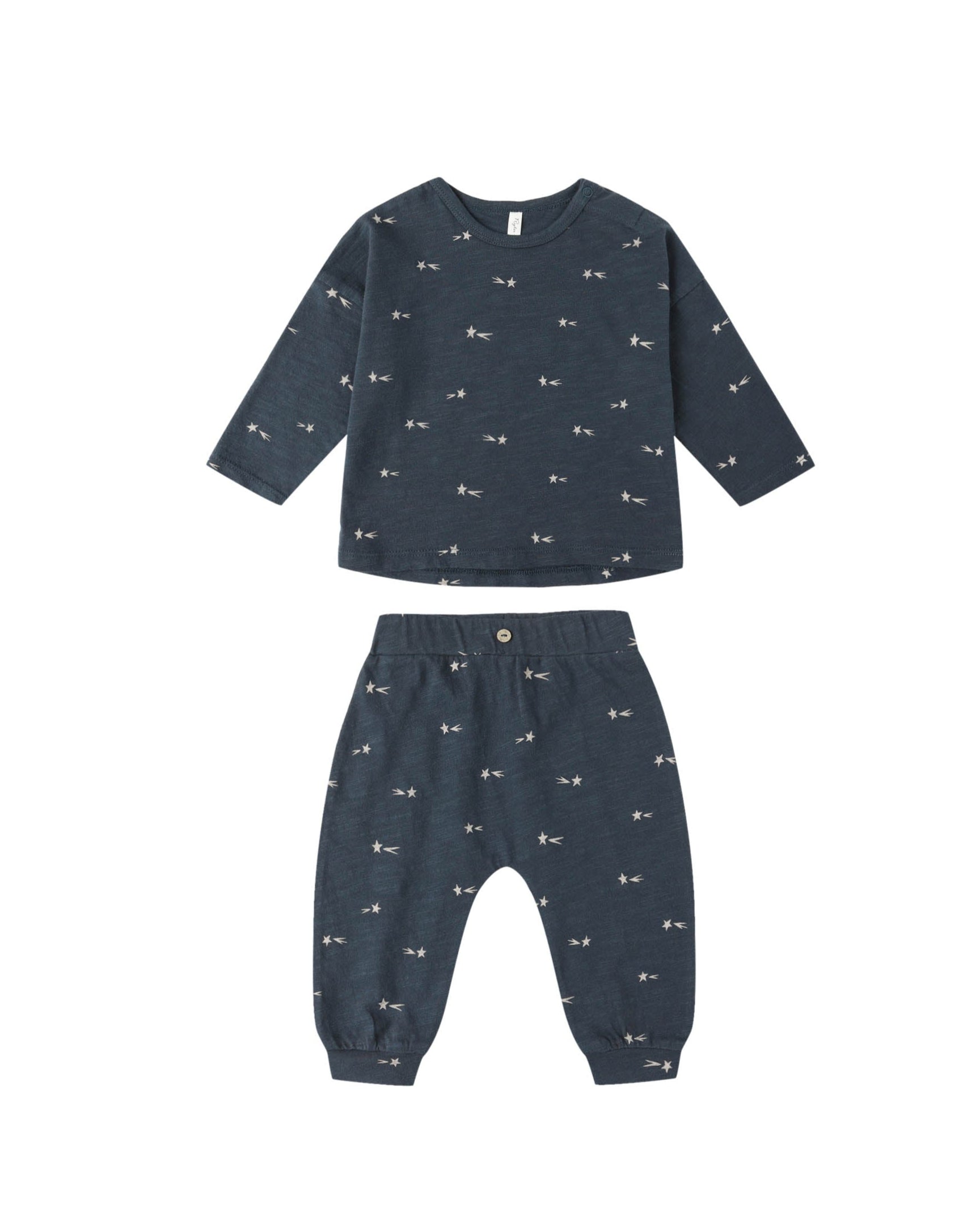 Long Sleeve Tee + Pant Set - Star