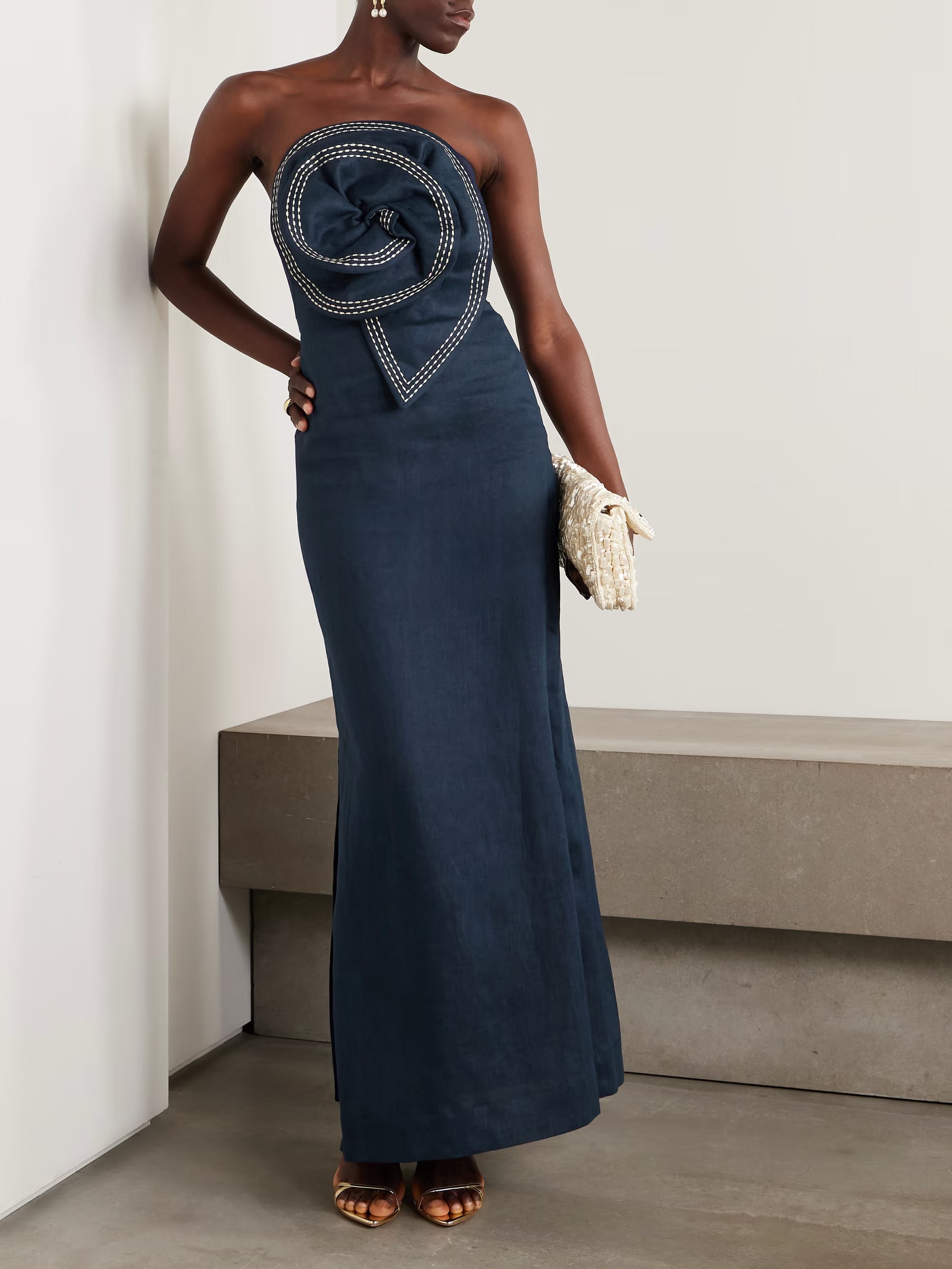 Tactos Dress - Navy