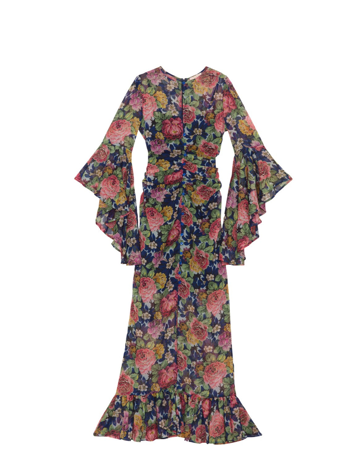 Chiffon Button Down Dress