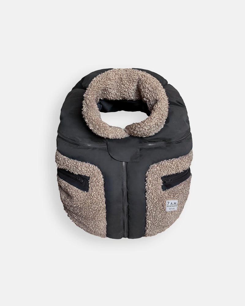 Car Seat Cocoon - Oatmeal / Smokey
