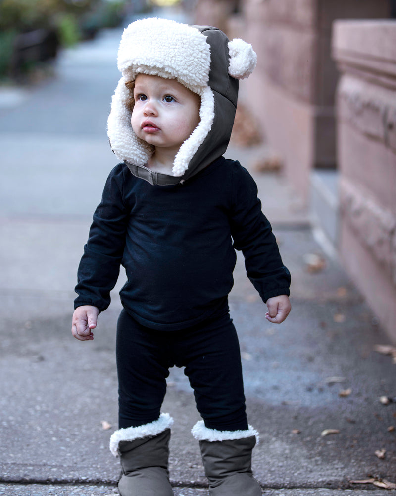 Hat & Mittens Set - Benji - Smokey