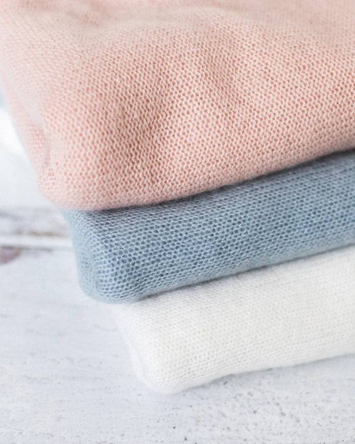 100% Cashmere Baby Blanket - Indigo