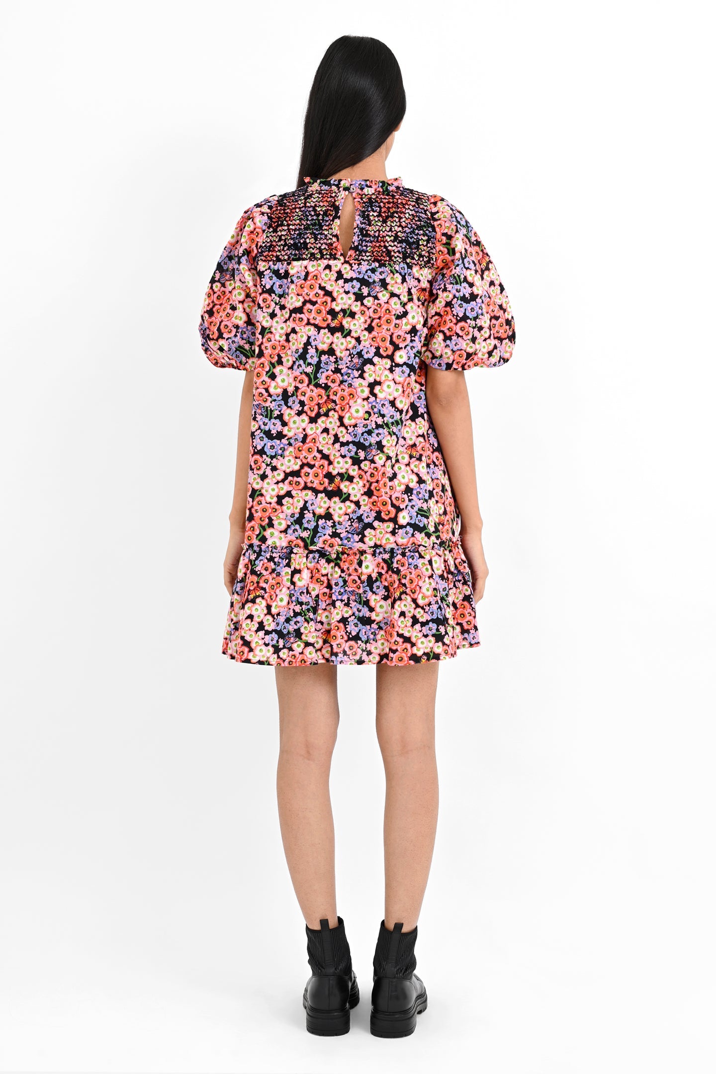 Nicole Dress in Monarch Black