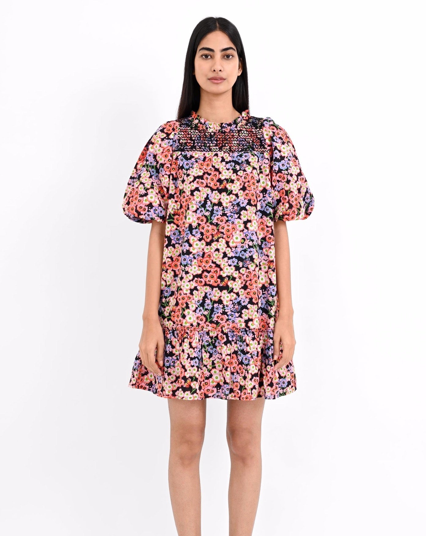 Nicole Dress in Monarch Black