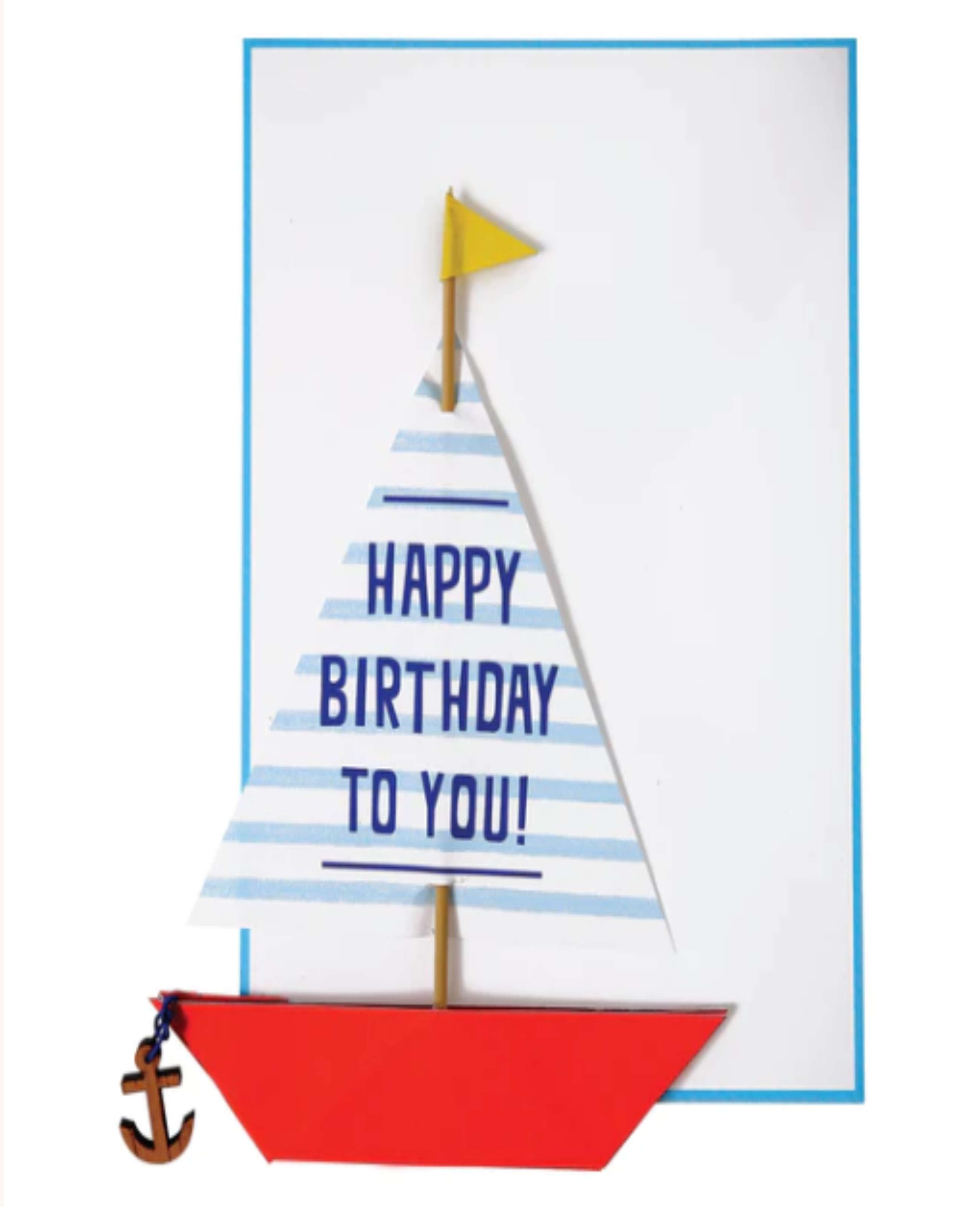 Sailing Boat Stand-Up Card