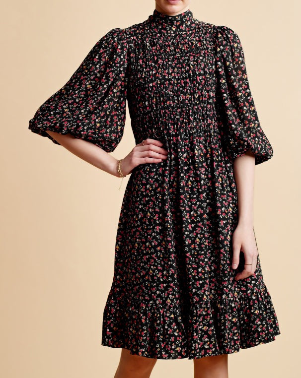 georgette mini dress Drapy Georgette Mini Dress