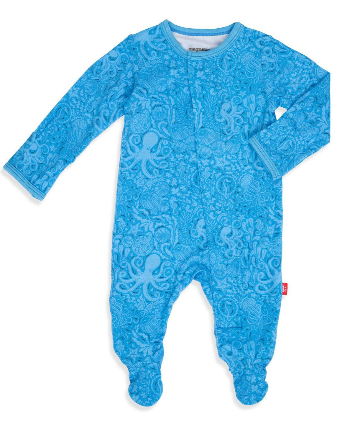 Seas The Day Footie- Blue