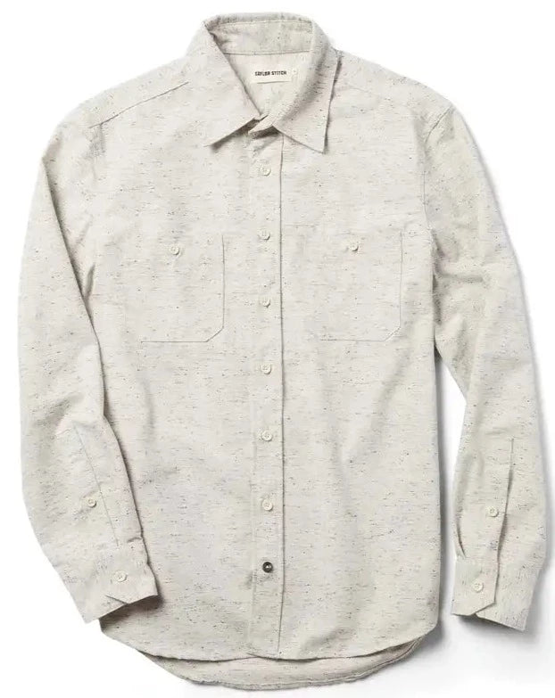 The Utility Shirt in Japanese Kuroki Natural Nep