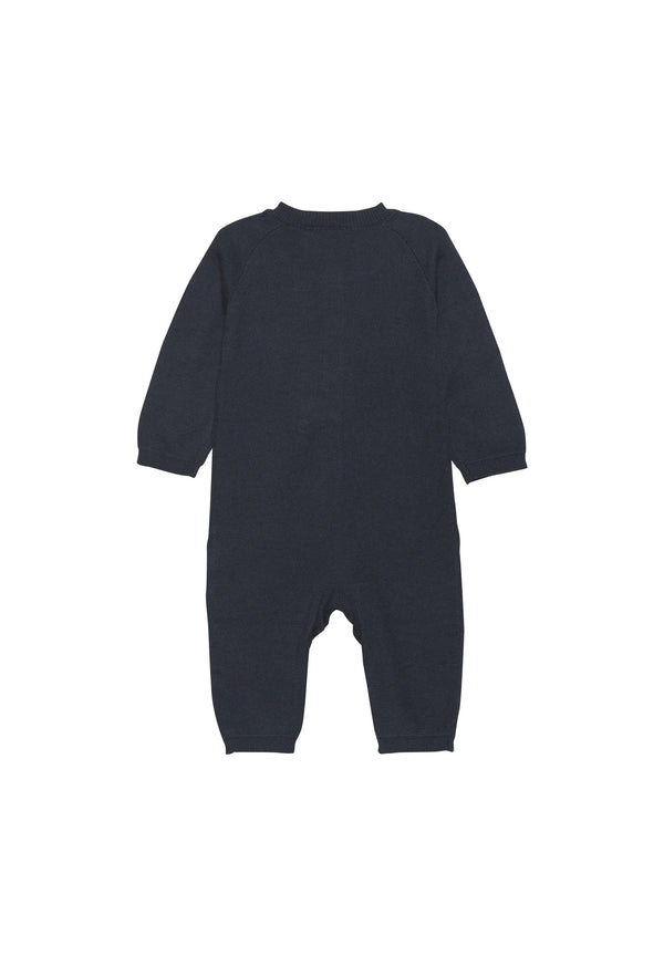 Long Sleeve Knit Romper - India Ink