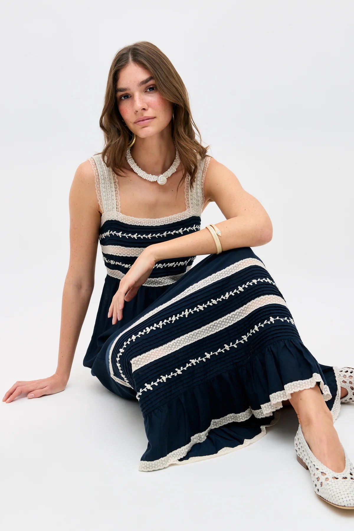 Malie Dress - Deep Navy