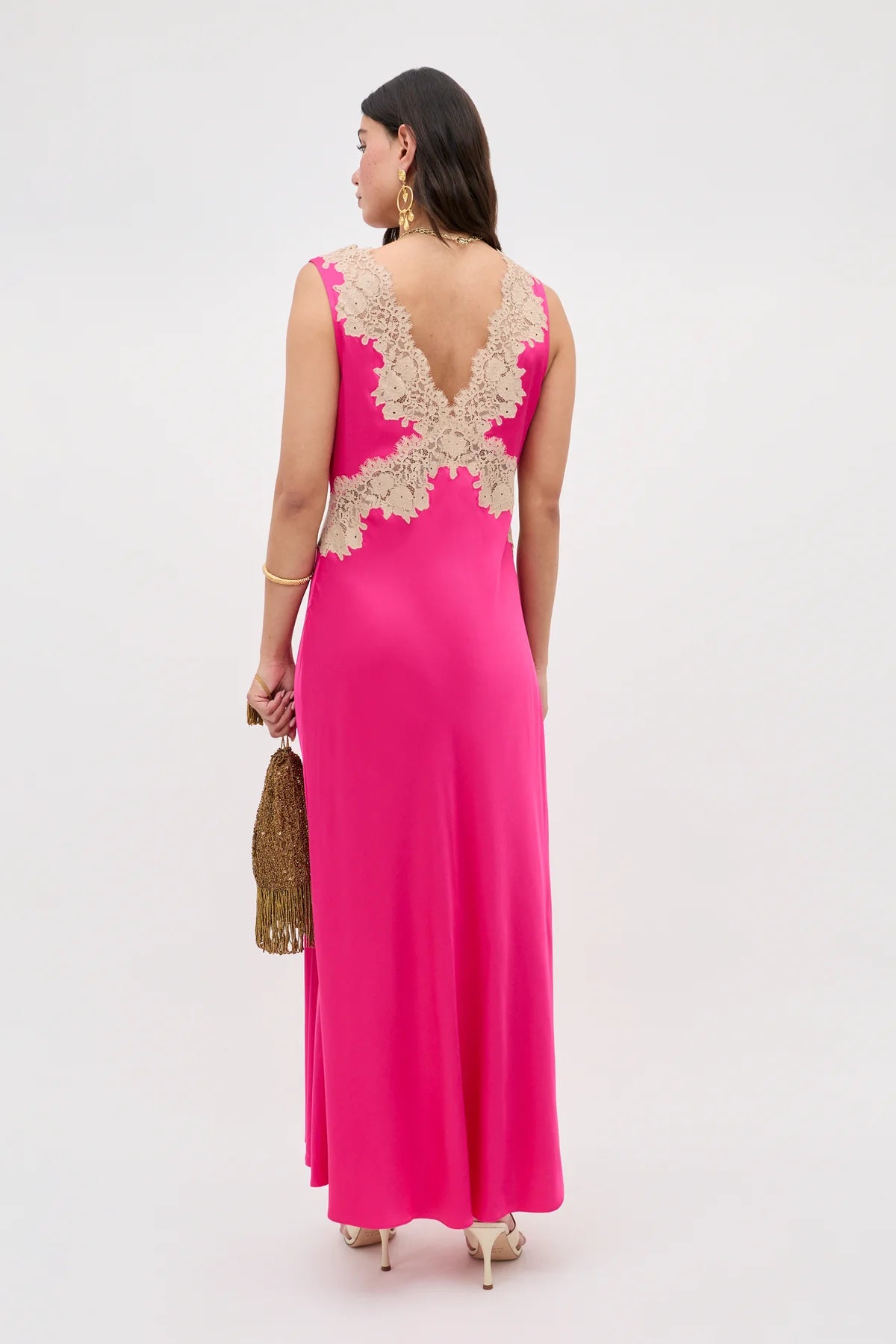 Lysandra Dress - Cerise
