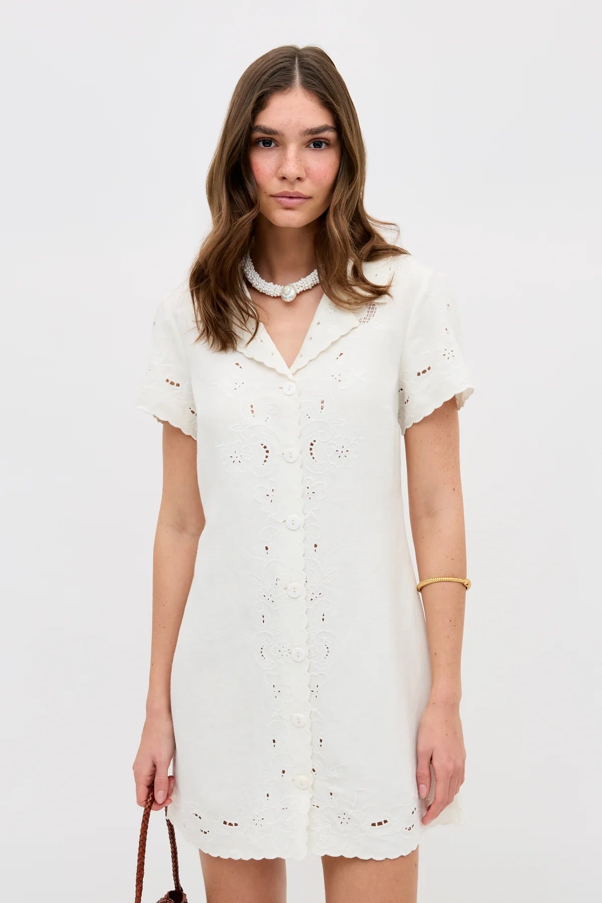 Zayanna Dress - Esther Cutwork Embroidery