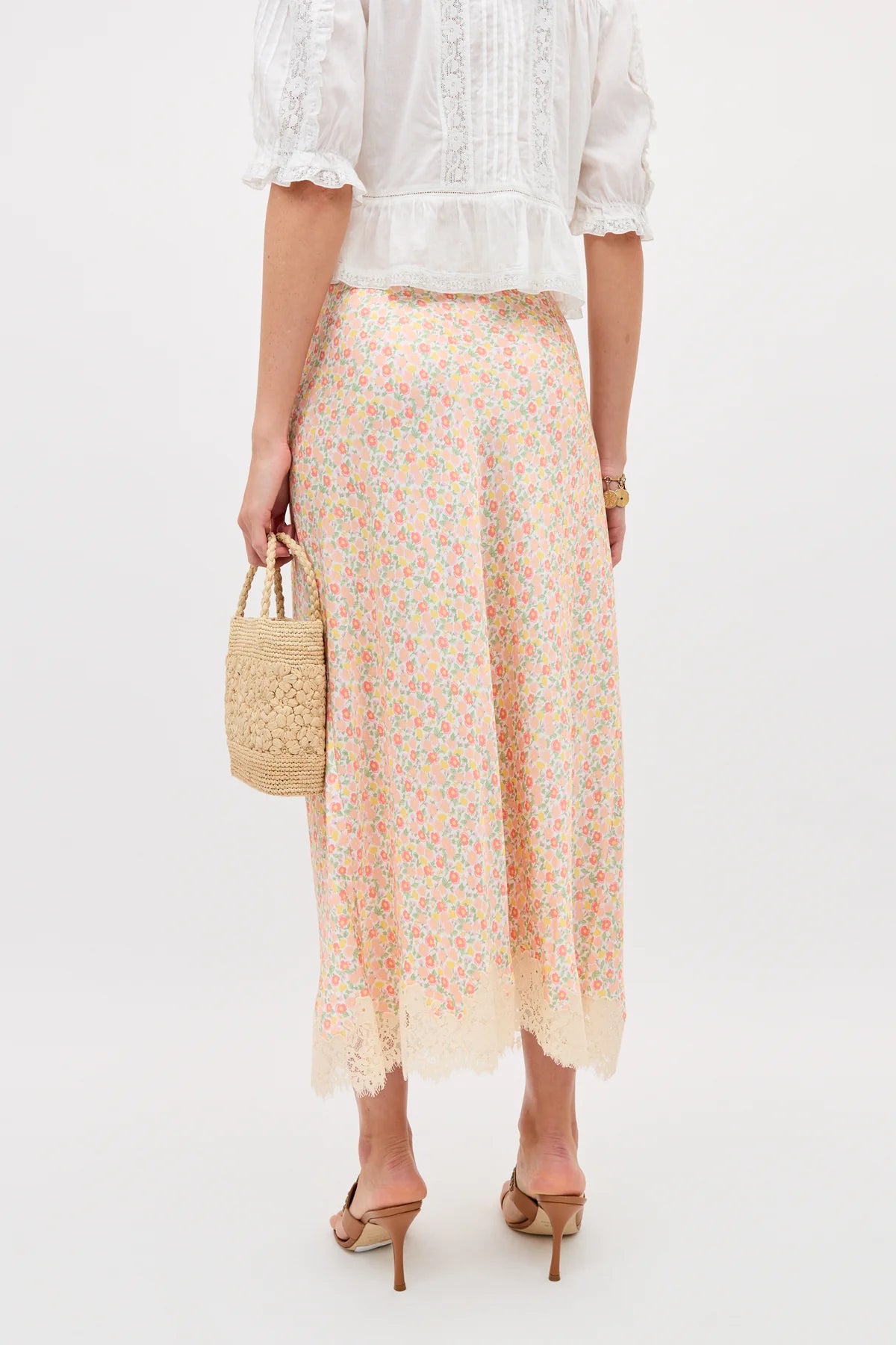 Matilde Skirt - Katie Floral Cream