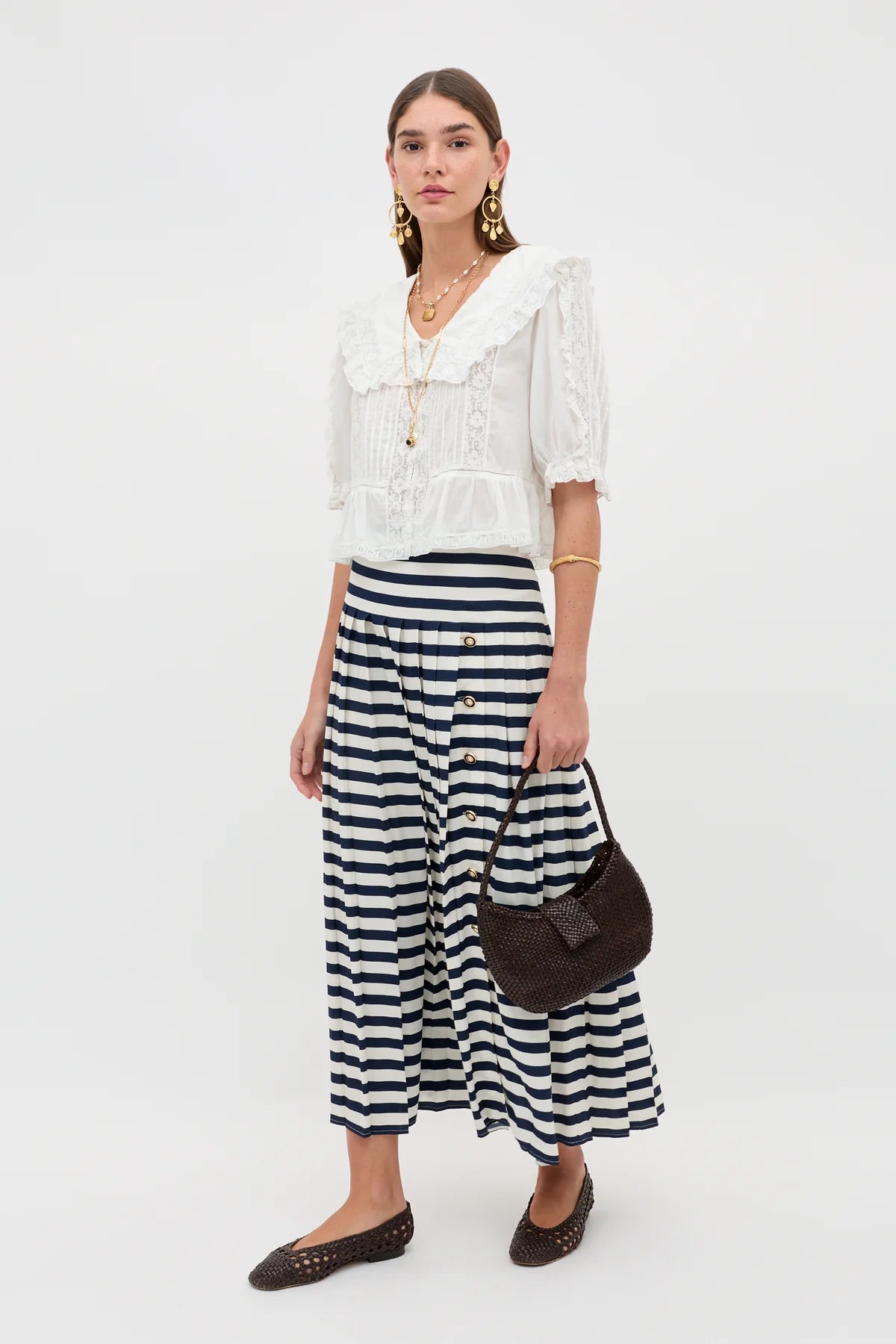 Ellery Cotton Blouse - White