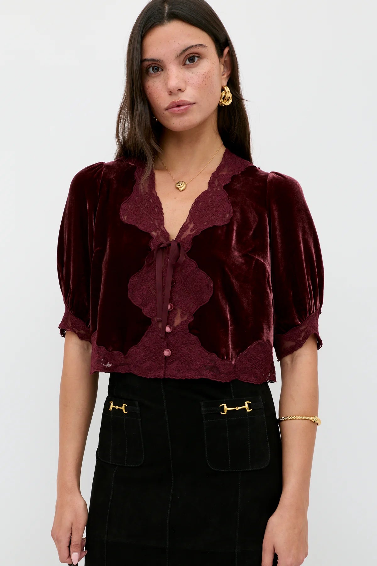 Ursula Top - Bordeaux