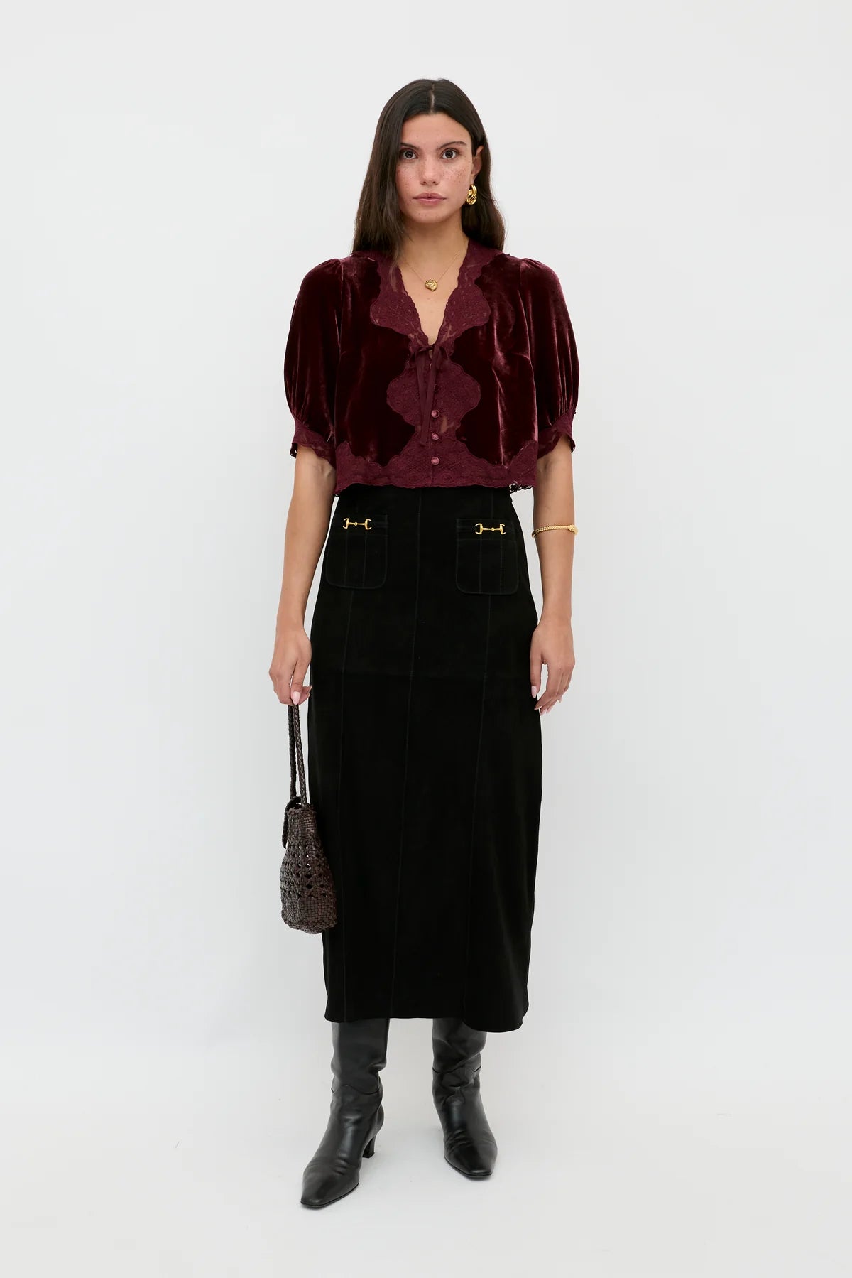 Ursula Top - Bordeaux