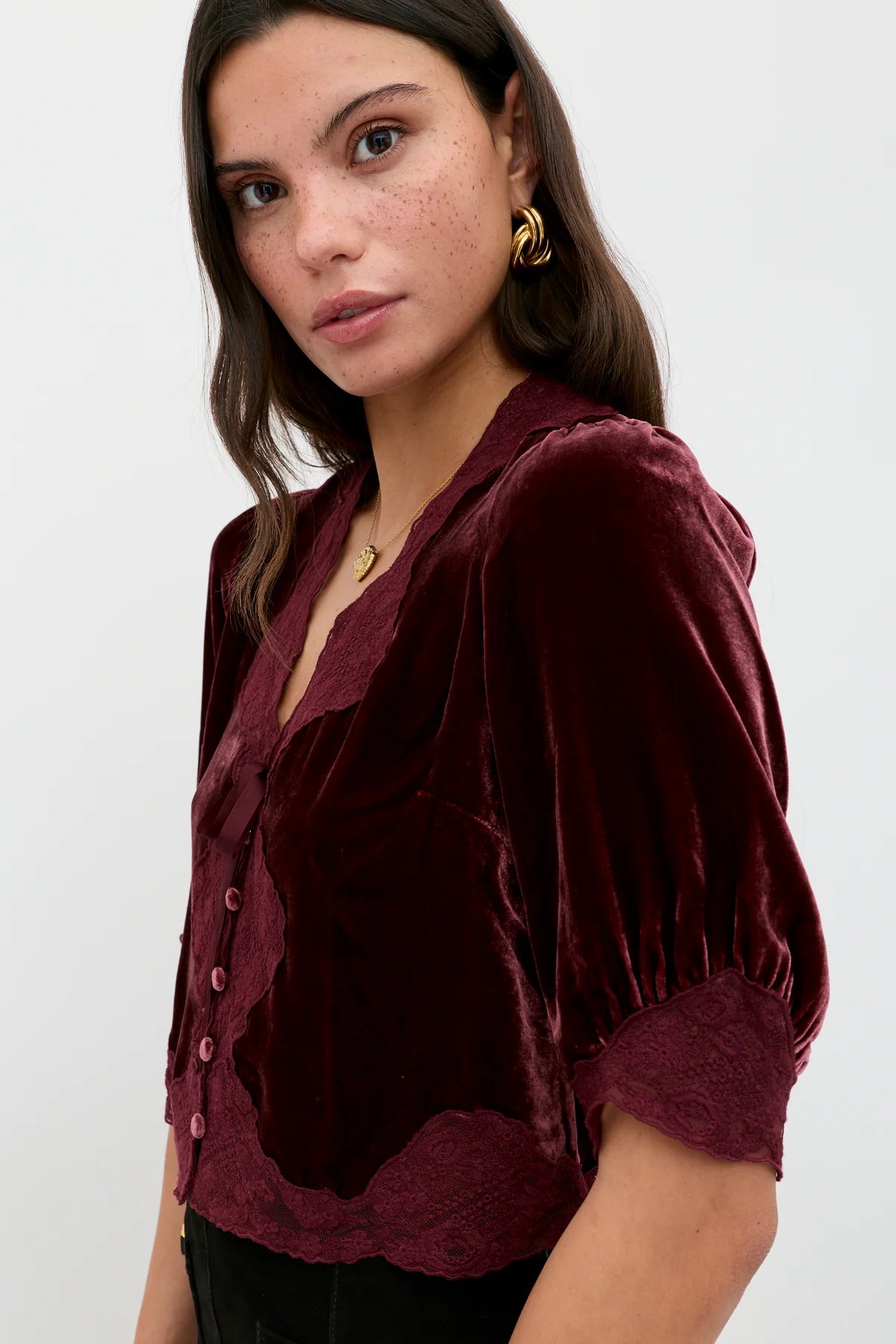 Ursula Top - Bordeaux